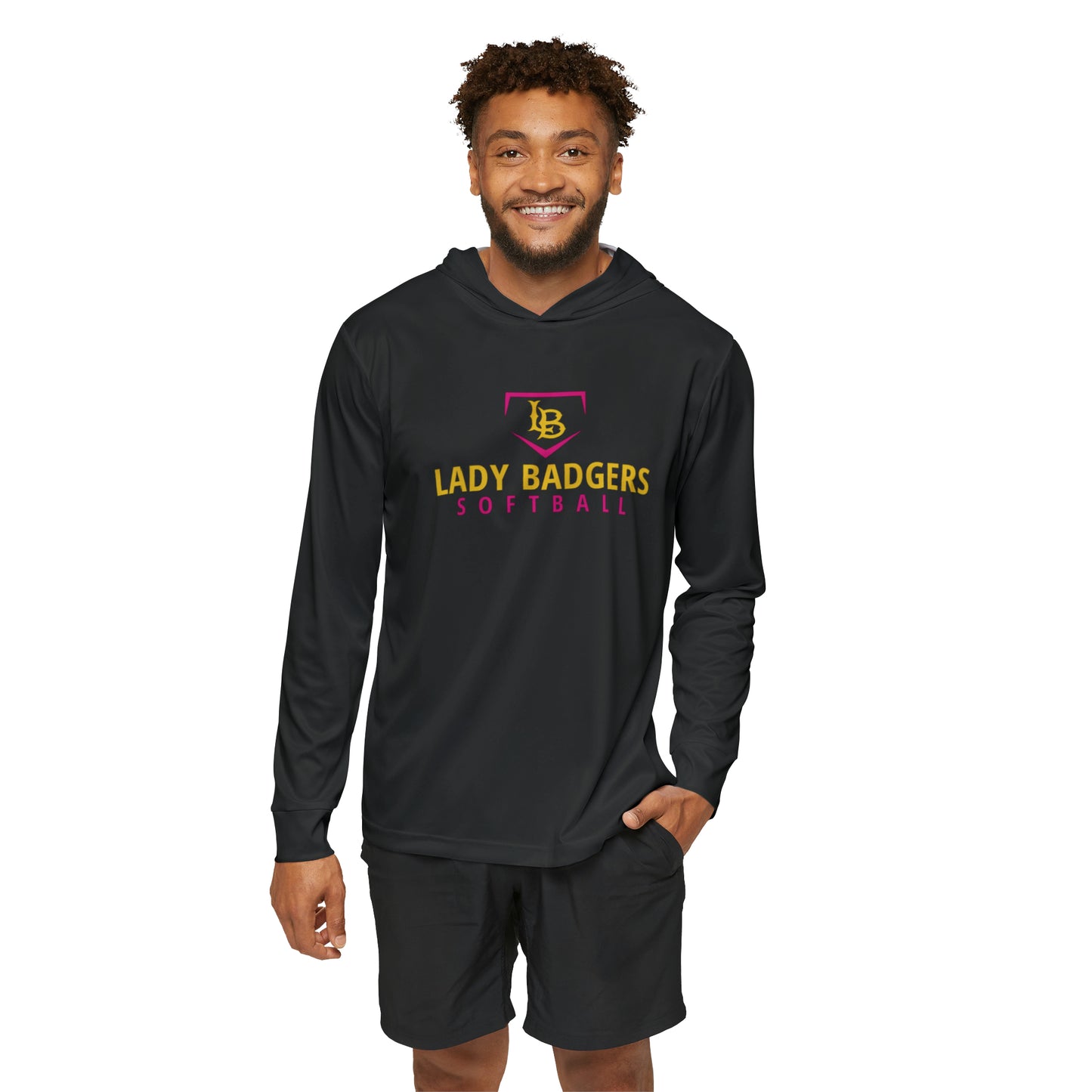 Men's Sports Warmup Hoodie (Lady Badgers)