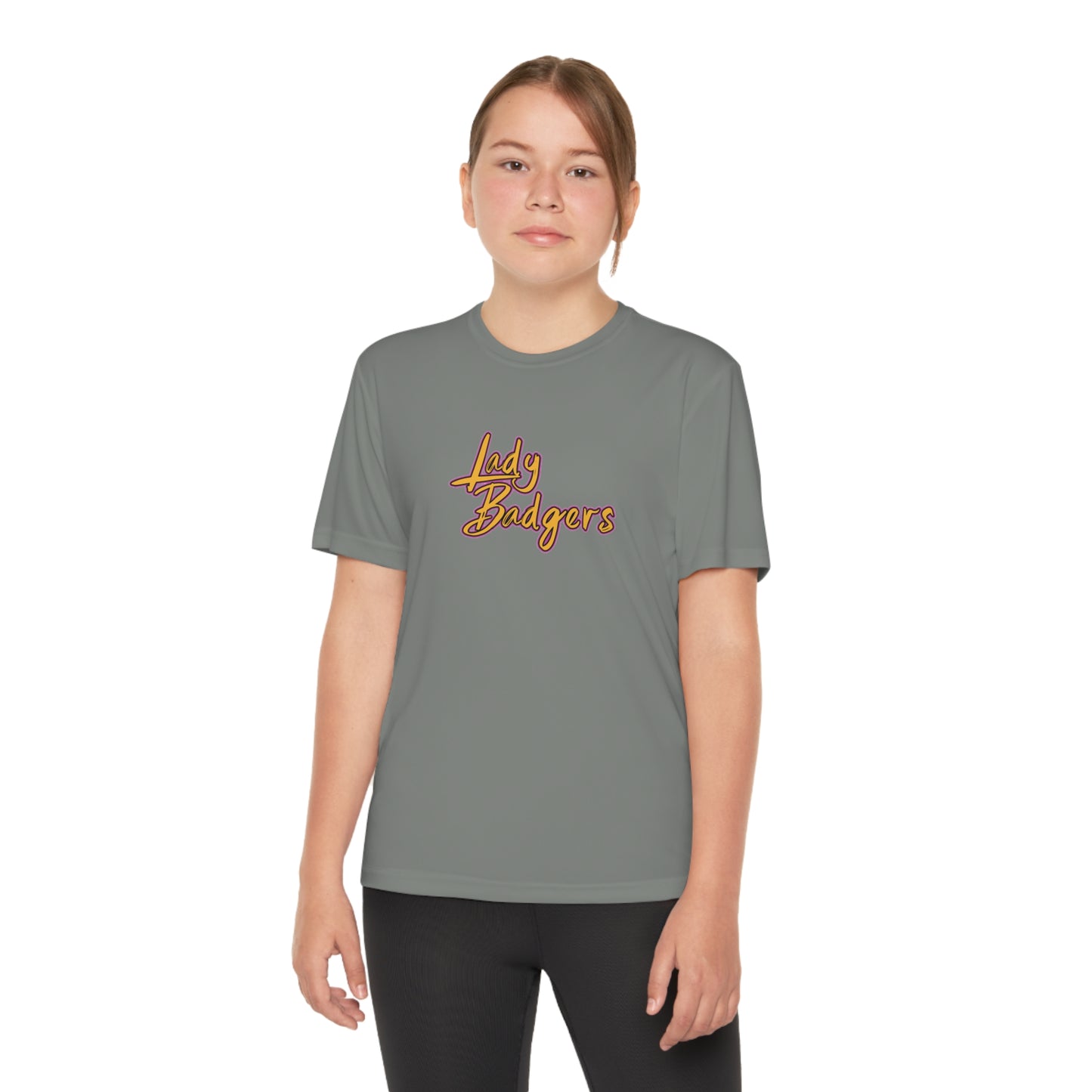 Youth Dri-Fit Tee (Lady Badgers)