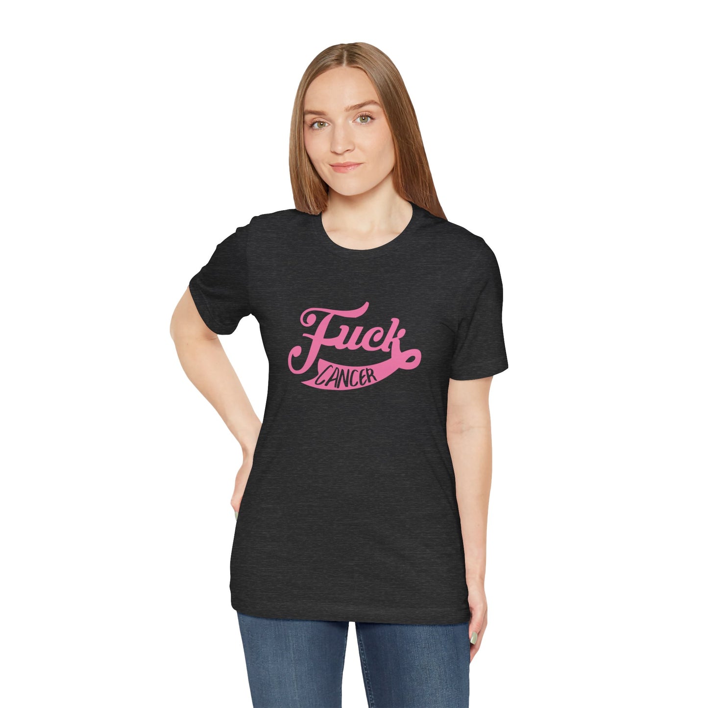 F Cancer Swipe Tee