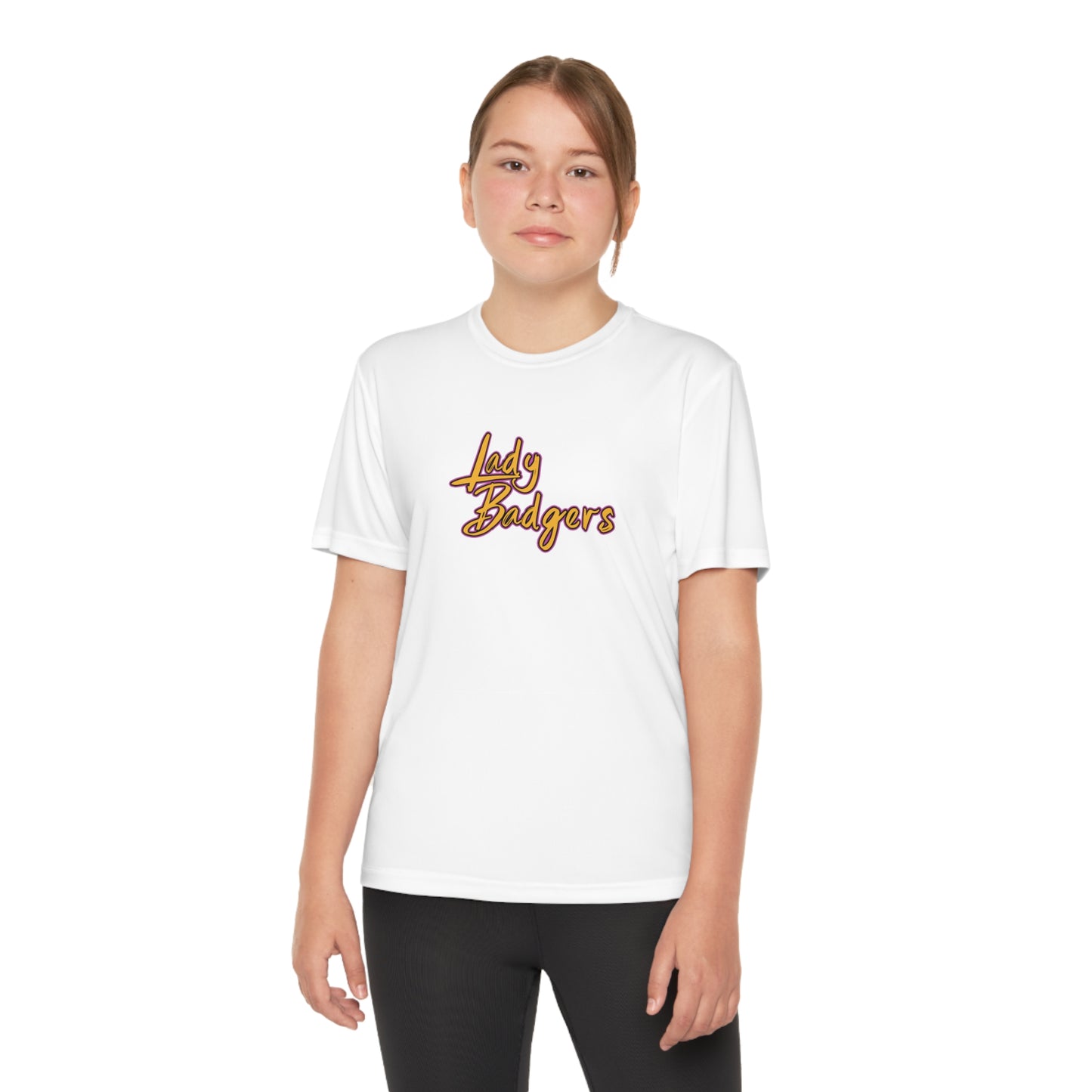 Youth Dri-Fit Tee (Lady Badgers)