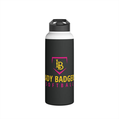 Stainless Steel Water Bottle, Standard Lid (Lady Badgers)