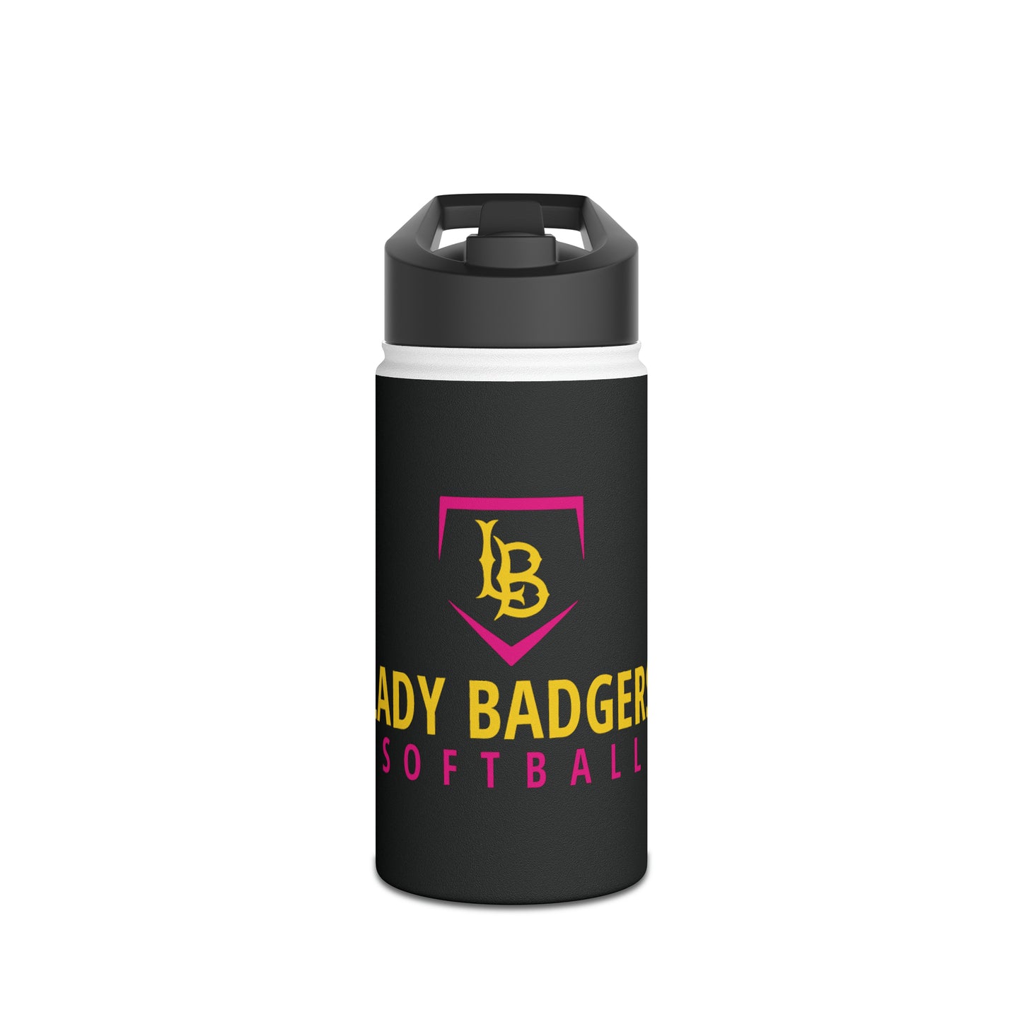 Stainless Steel Water Bottle, Standard Lid (Lady Badgers)