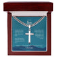Cross Necklace (To Son with Engraving)