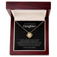 Love Knot Necklace (To Daughter, Love Mom)